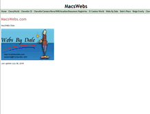 Tablet Screenshot of macswebs.com